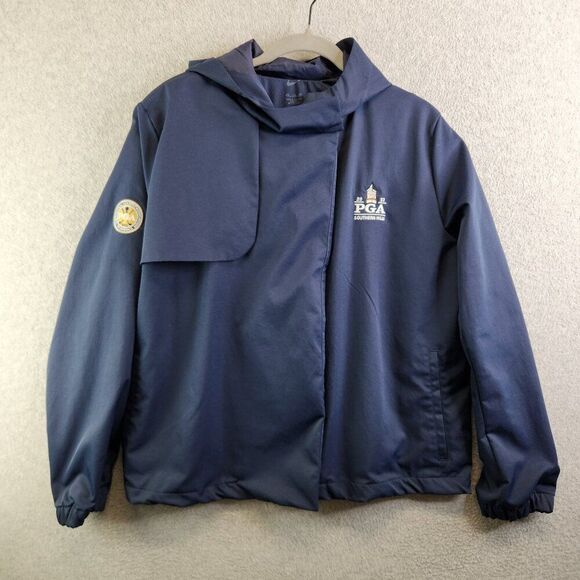 Nike Jacket Womens XXL Repel Golf Raincoat Vented Snap Southern Hills 2022 PGA - Picture 1 of 16